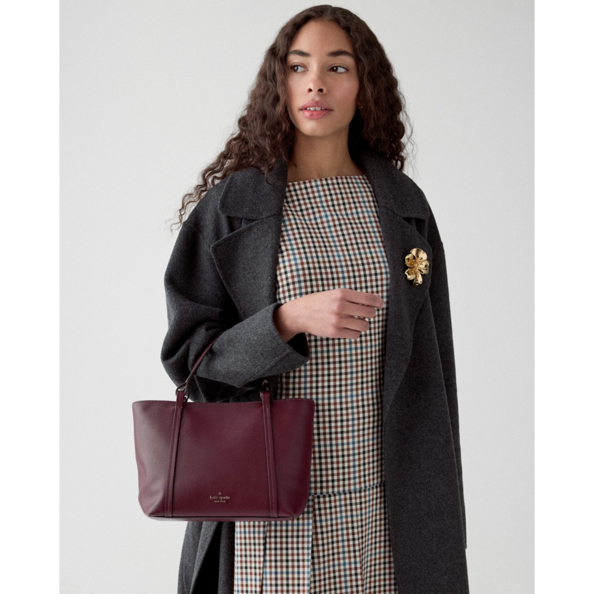 Kate Spade Marlowe Small Tote Bag - Preorder — Grenache