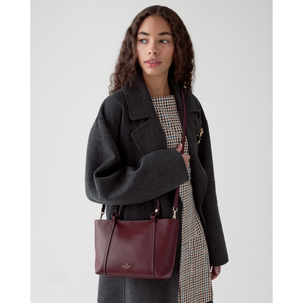 Kate Spade Marlowe Small Tote Bag - Preorder — Grenache