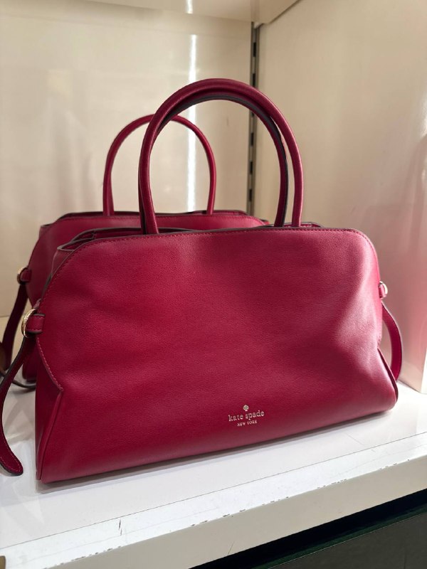 Kate Spade Harper Satchel Bag - Preorder — Red Jam (600)