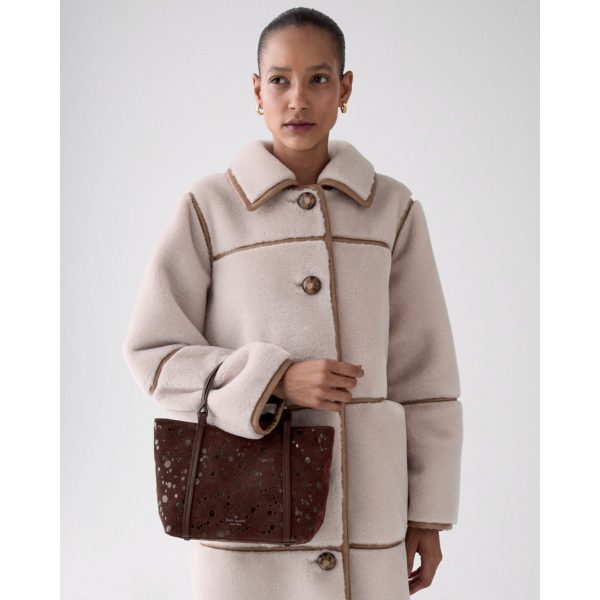 Kate Spade Marlowe Suede Dots Small Tote Bag - Preorder — Hot Fudge