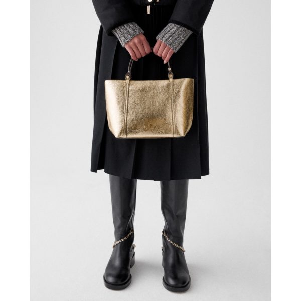 Kate Spade Marlowe Metallic Small Tote Bag - Preorder — Gold