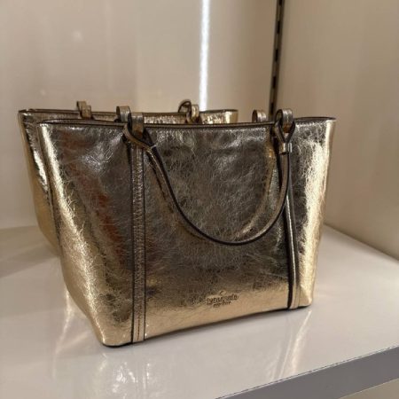 Kate Spade Marlowe Metallic Small Tote Bag - Preorder — Gold (700)