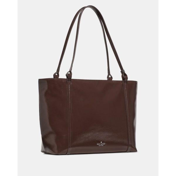 Kate Spade Marlowe Shiny Leather Tote Bag - Preorder — Hot Fudge
