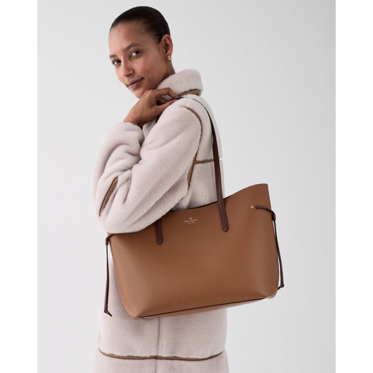 Kate Spade Cleo Tote Bag - Preorder — Warm Gingerbread Multi