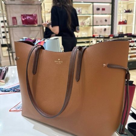 Kate Spade Cleo Tote Bag - Preorder — Warm Gingerbread Multi (960)