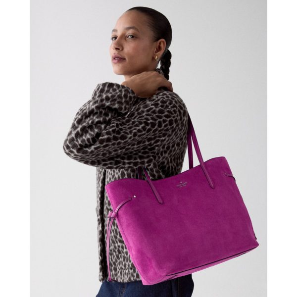 Kate Spade Cleo Suede Tote Bag - Preorder — Beet