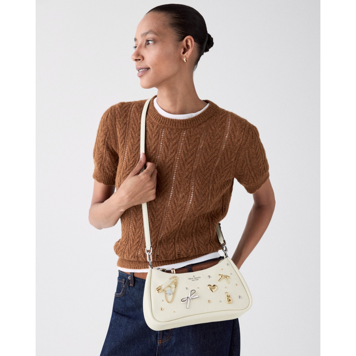 Kate Spade Kayla Charmed Shoulder Bag - Preorder — Meringue Multi