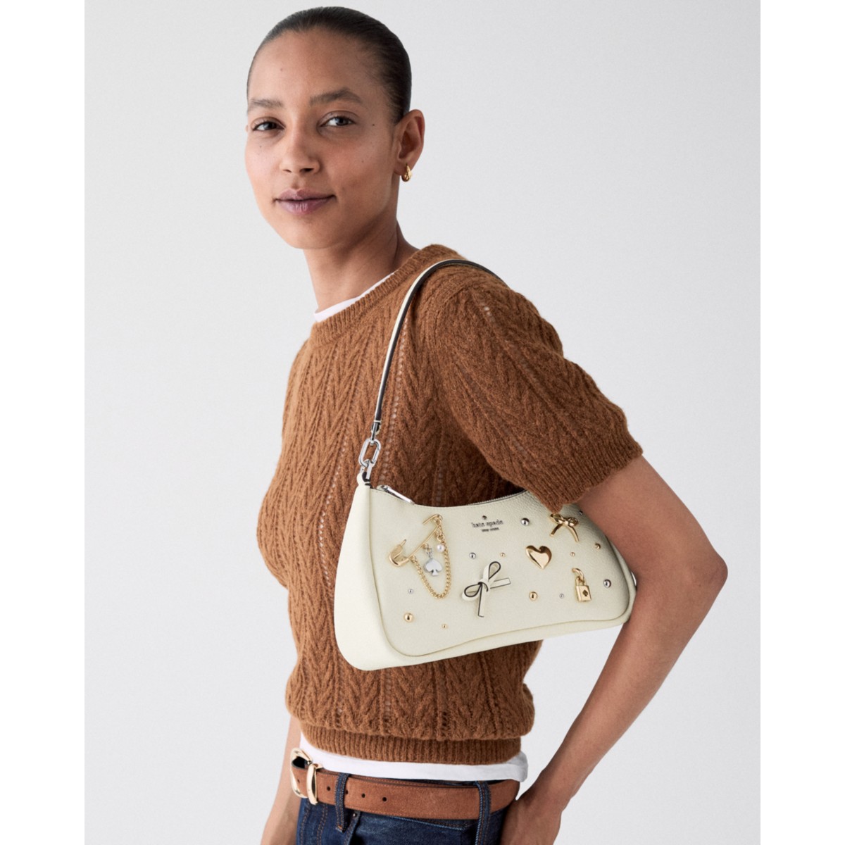 Kate Spade Kayla Charmed Shoulder Bag - Preorder — Meringue Multi
