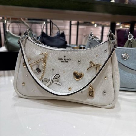 Kate Spade Kayla Charmed Shoulder Bag - Preorder — Meringue Multi (100)