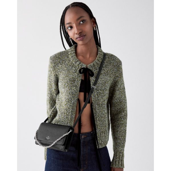 Kate Spade Ivy Shiny Quilted Crossbody Bag - Preorder — Black