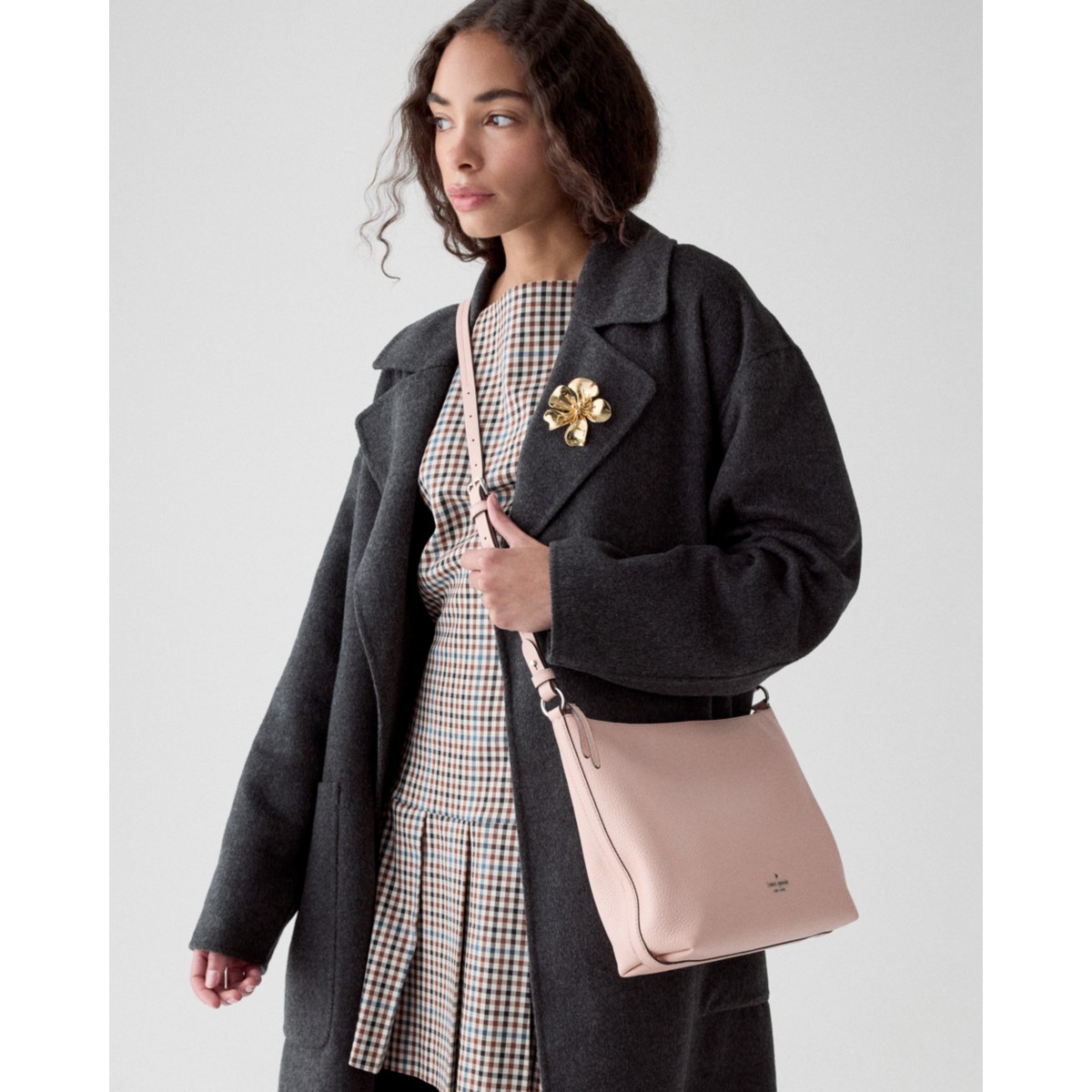 Kate Spade Lenox Large Crossbody Bag - Preorder — Rose Smoke