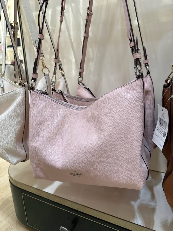 Kate Spade Lenox Large Crossbody Bag - Preorder — Rose Smoke (650)