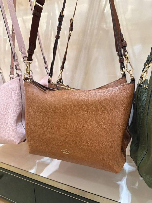 Kate Spade Lenox Large Crossbody Bag - Preorder — Warm Ginge (960)