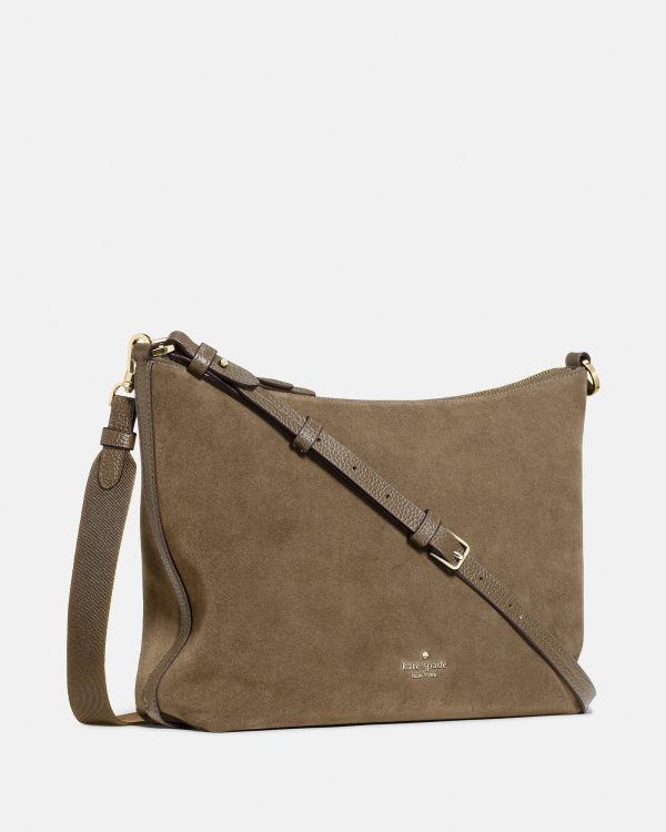 Kate Spade Lenox Suede Large Crossbody Bag - Preorder