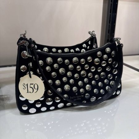 Kate Spade Margot Studded Shoulder Bag - Preorder — Black Multi (001)