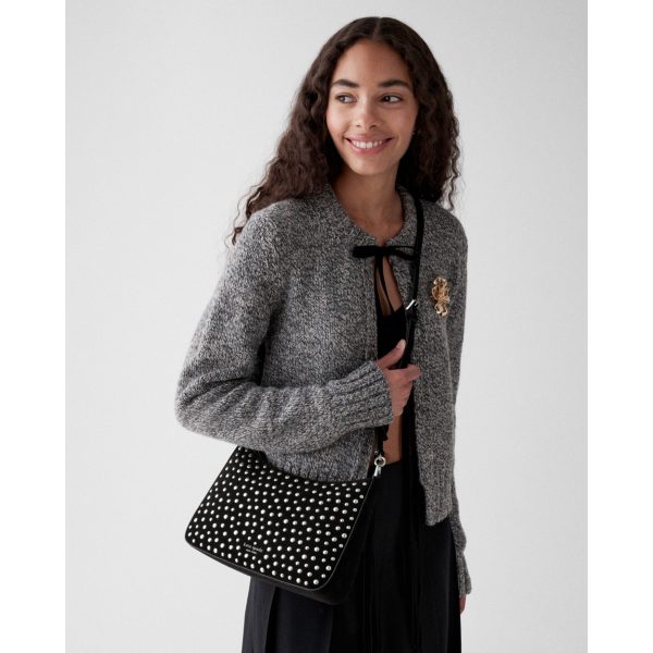 Kate Spade Margot Studded Medium Shoulder Bag - Preorder — Black Multi