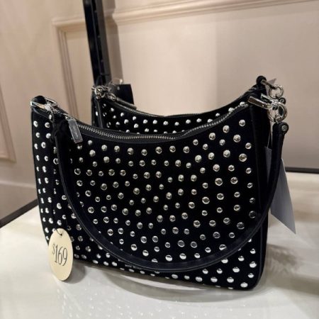 Kate Spade Margot Studded Medium Shoulder Bag - Preorder — Black Multi (001)