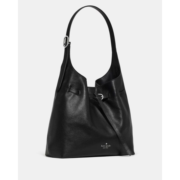 Kate Spade 454 Belted Large Leather Shoulder Bag - Preorder — Black
