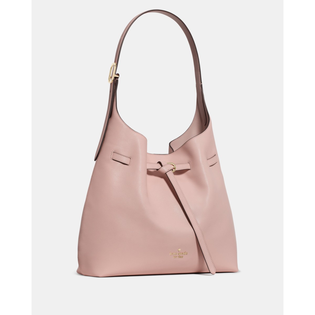 Kate Spade 454 Belted Large Leather Shoulder Bag - Preorder — Rose Smoke