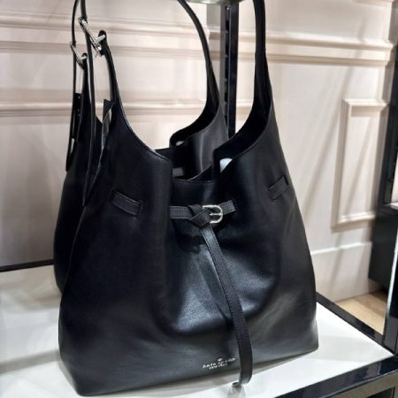 Kate Spade 454 Belted Large Leather Shoulder Bag - Preorder — Black (001)