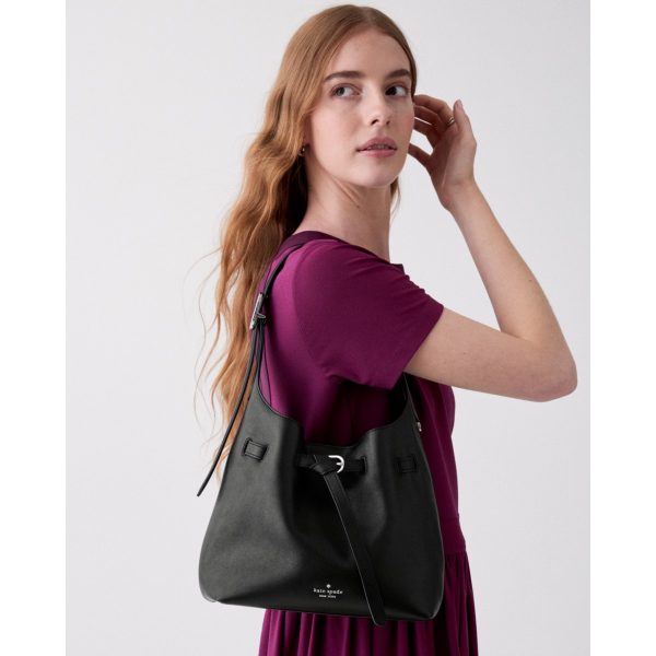 Kate Spade 454 Belted Small Leather Shoulder Bag - Preorder — Black