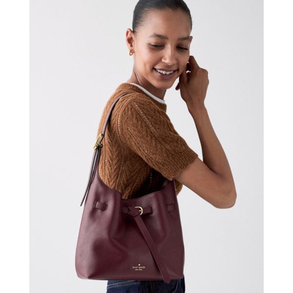 Kate Spade 454 Belted Small Leather Shoulder Bag - Preorder — Grenache