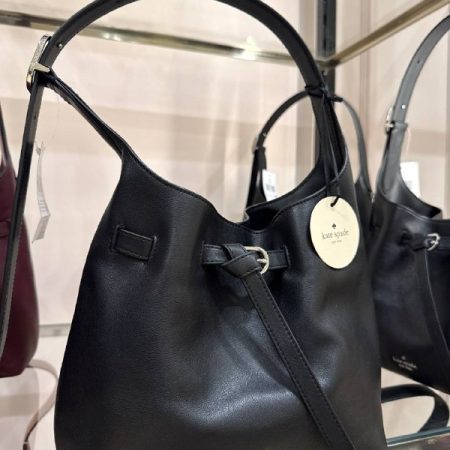 Kate Spade 454 Belted Small Leather Shoulder Bag - Preorder — Black (001)