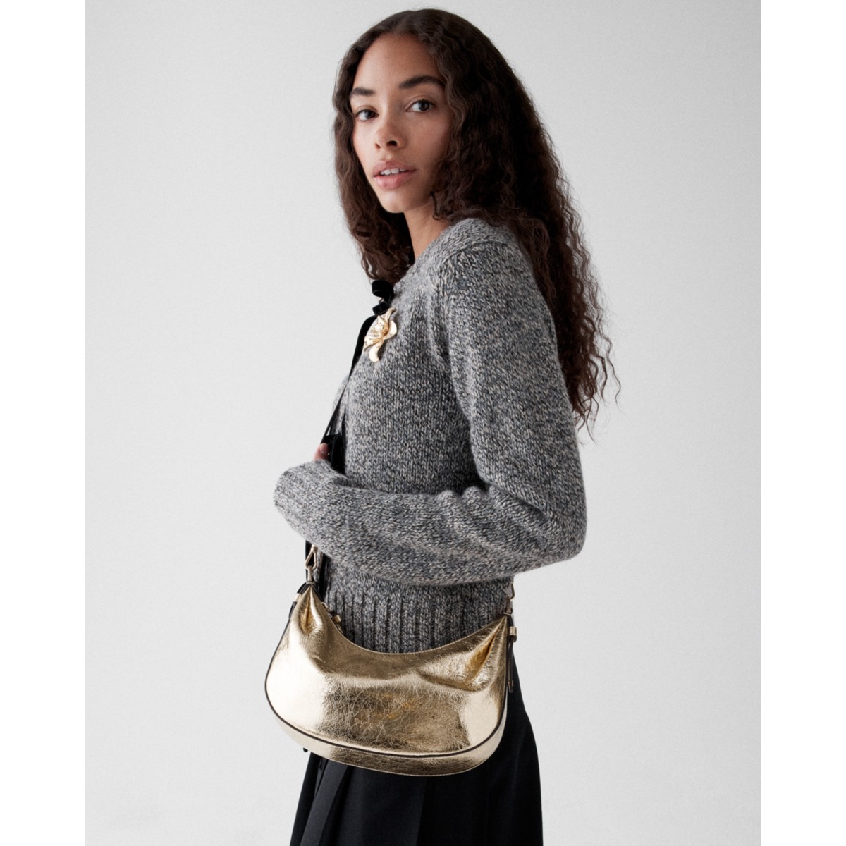 Kate Spade Selene Metallic Shoulder Bag - Preorder — Gold