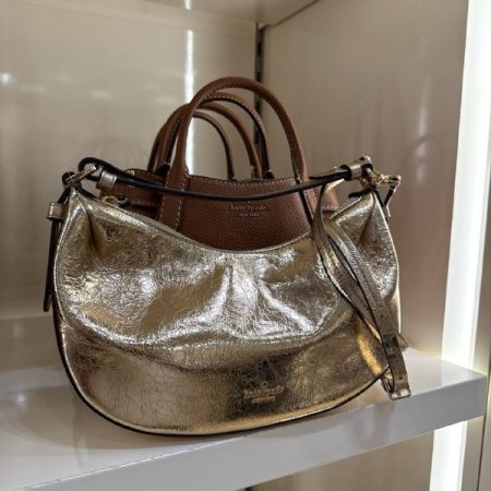 Kate Spade Selene Metallic Shoulder Bag - Preorder — Gold (700)