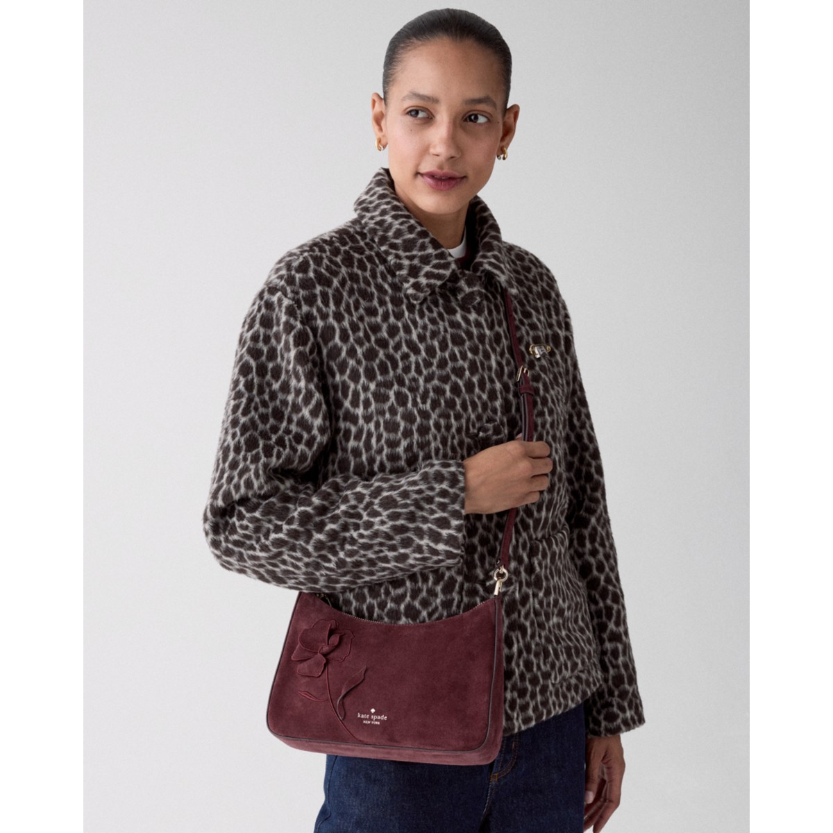 Kate Spade Margot Floral Medium Shoulder Bag - Preorder — Grenache