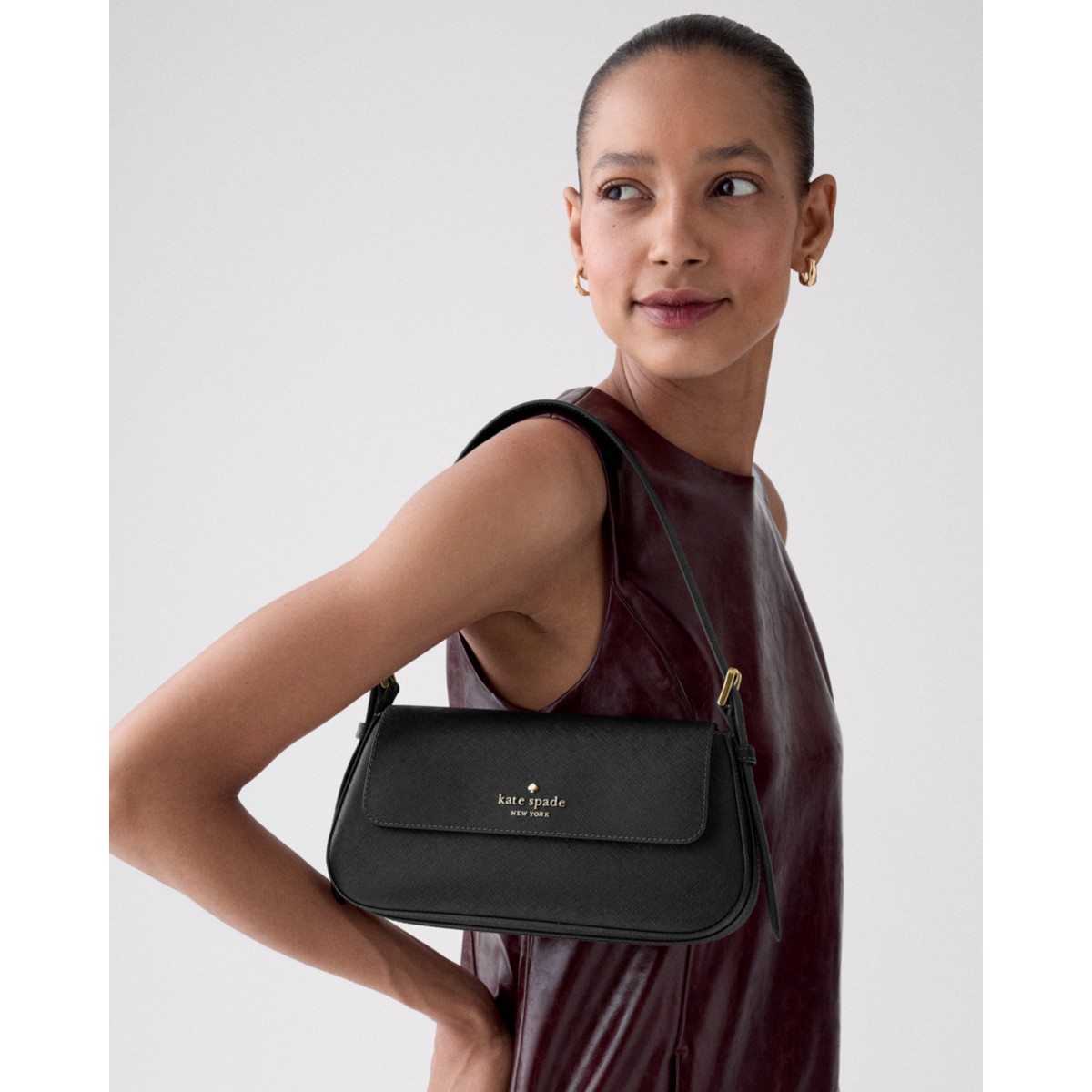 Kate Spade Gwen Shoulder Bag - Preorder — Black