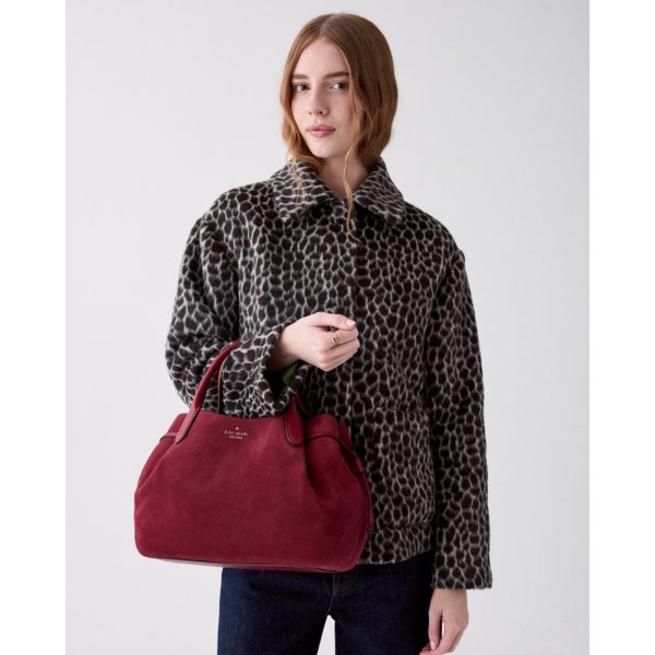 Kate Spade Dumpling Suede Large Satchel Bag - Preorder — Red Jam