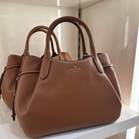 Kate Spade Dumpling Large Satchel Bag - Preorder — Warm Gingerbread (200)