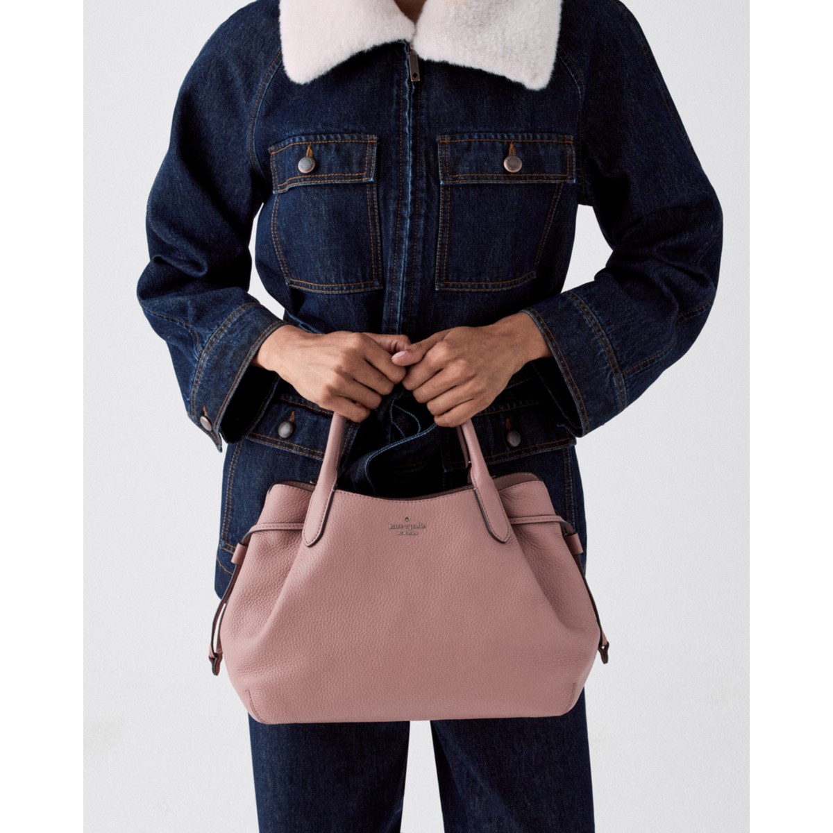 Kate Spade Dumpling Large Satchel Bag - Preorder — Dusk Rose