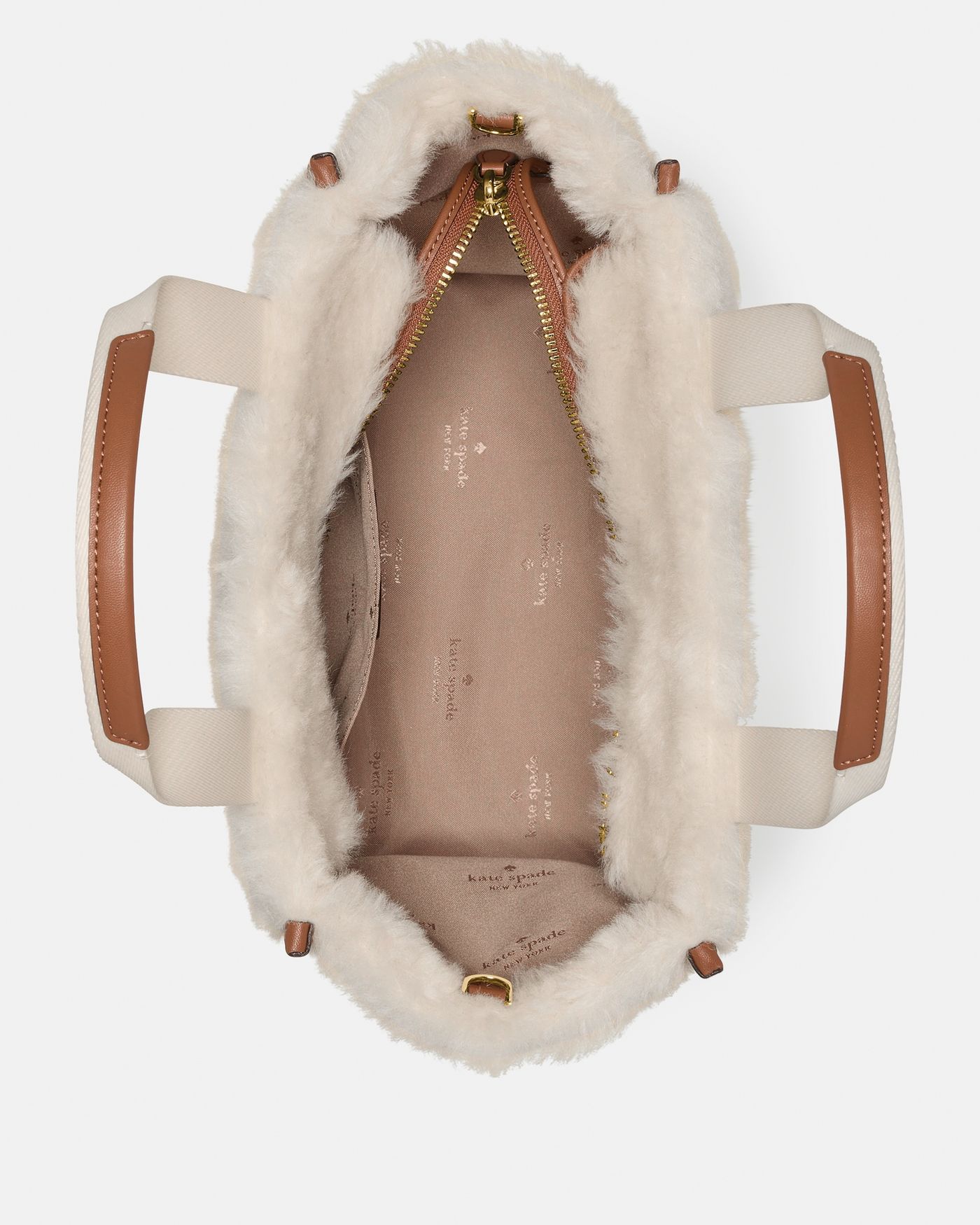Kate Spade Kip Faux Shearling Small Tote Bag - Preorder