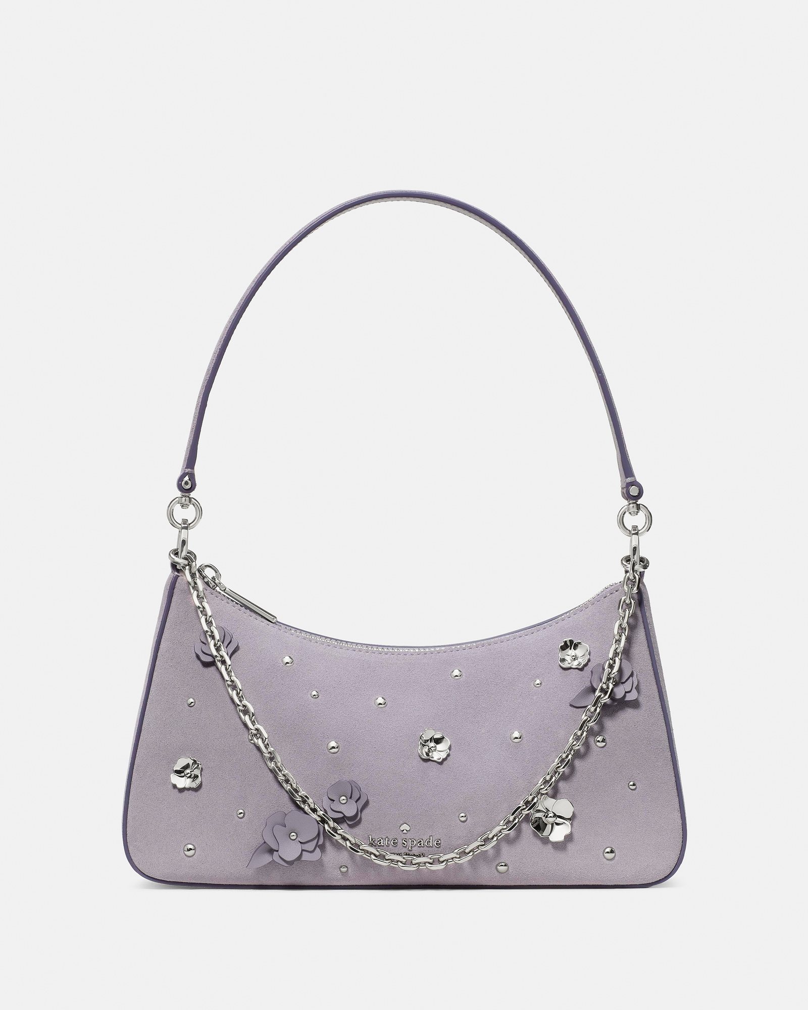 Kate Spade Margot Embellished Suede Shoulder Bag - Preorder