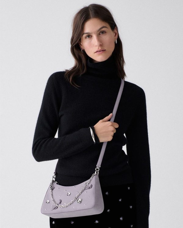 Kate Spade Margot Embellished Suede Shoulder Bag - Preorder