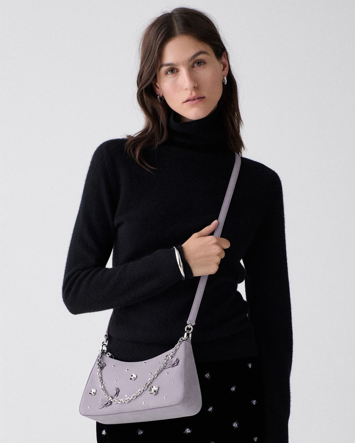 Kate Spade Margot Embellished Suede Shoulder Bag - Preorder