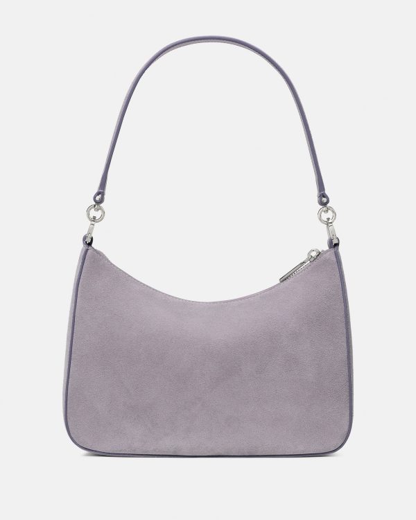 Kate Spade Margot Pearl Bows Suede Medium Shoulder Bag - Preorder