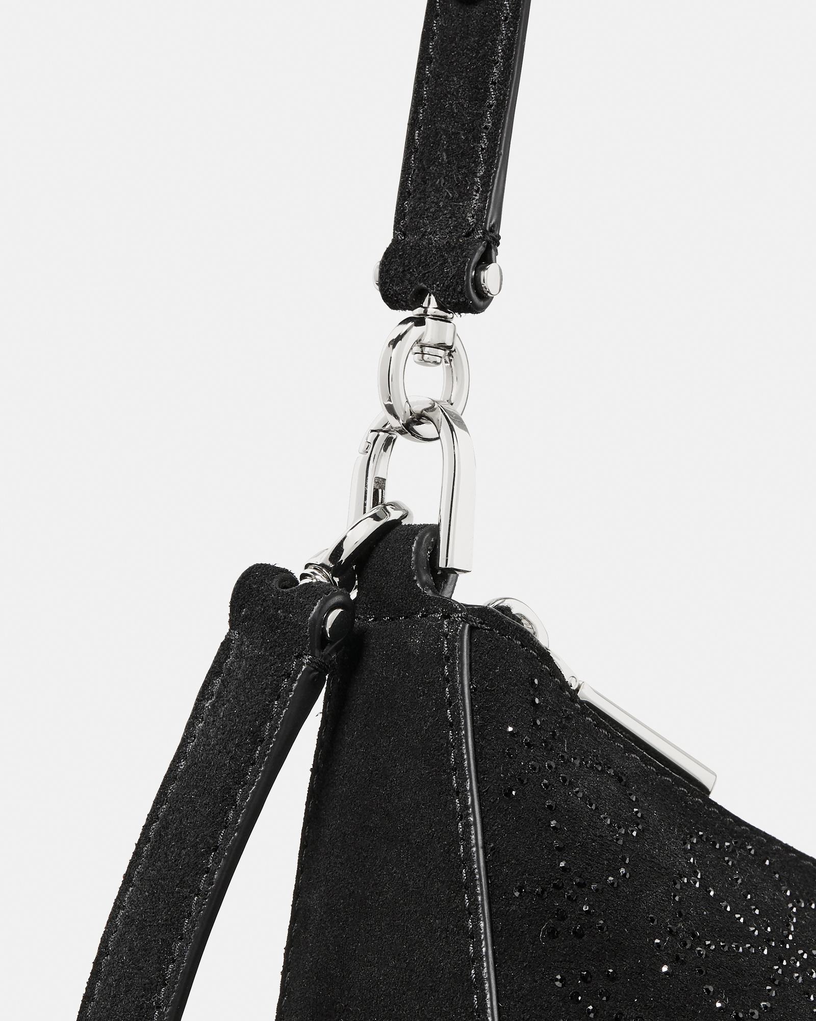 Kate Spade Margot Spade Flower Crystal Suede Medium Shoulder Bag - Preorder - Image 13
