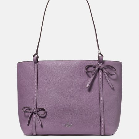 Kate Spade Marlowe Bows Tote Bag - Preorder — Smoky Amethyst (501)