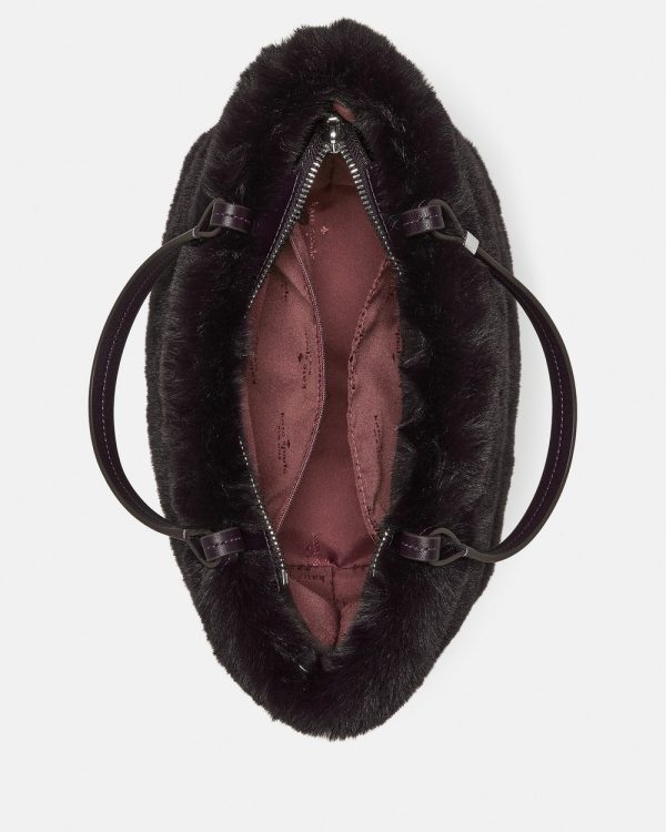 Kate Spade Marlowe Faux Fur Small Tote Bag - Preorder