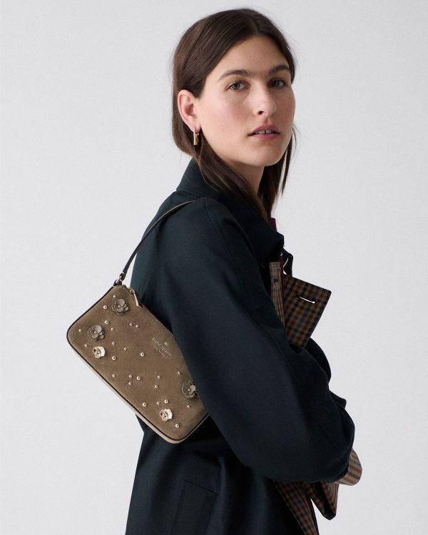Kate Spade Gemini Suede Embellishment Mini Bag - Preorder