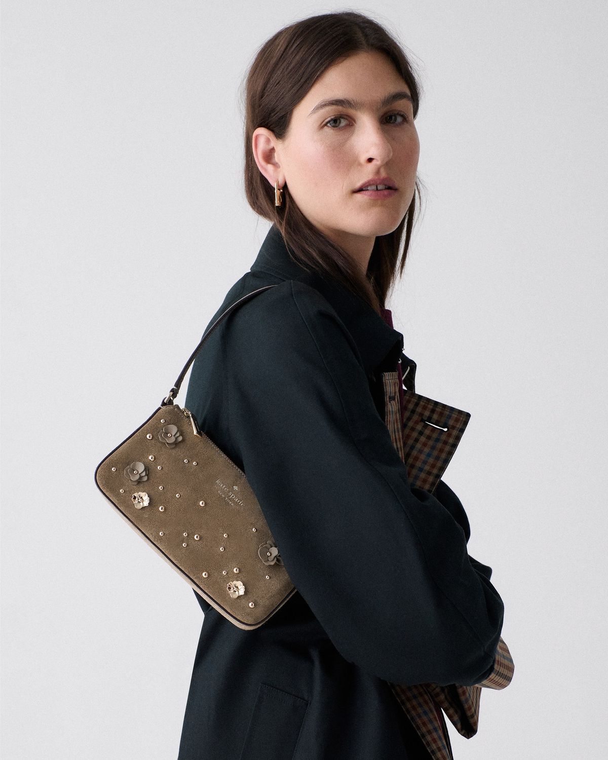 Kate Spade Gemini Suede Embellishment Mini Bag - Preorder
