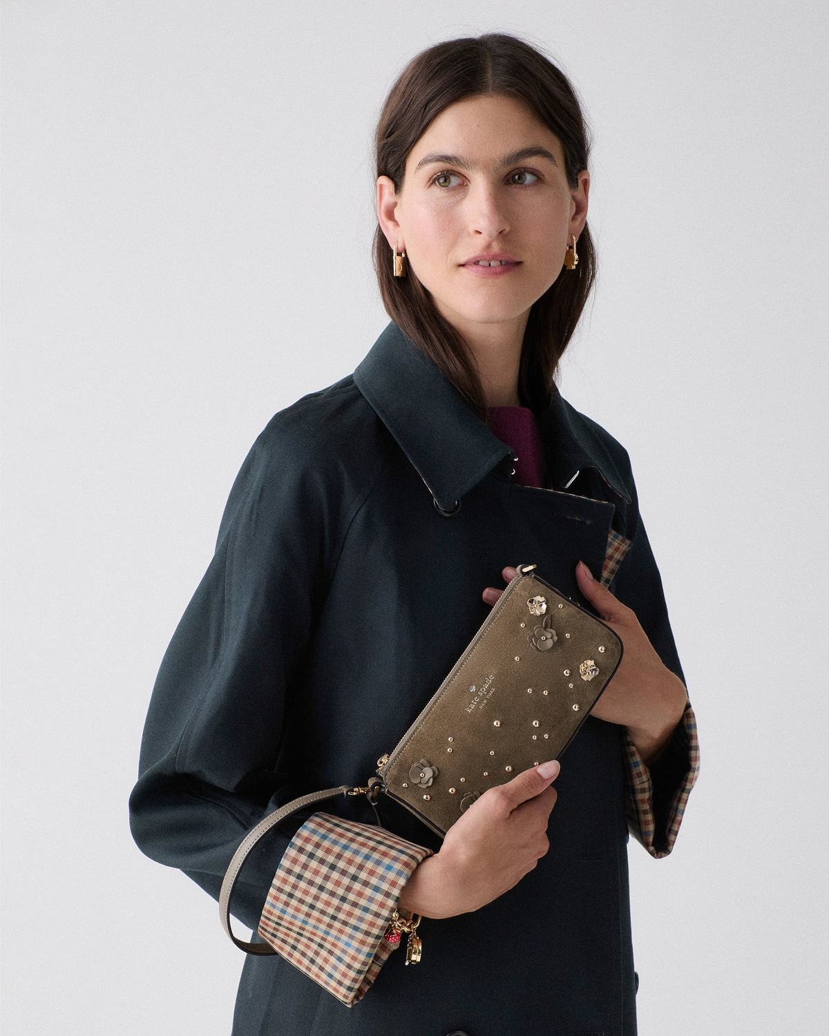 Kate Spade Gemini Suede Embellishment Mini Bag - Preorder