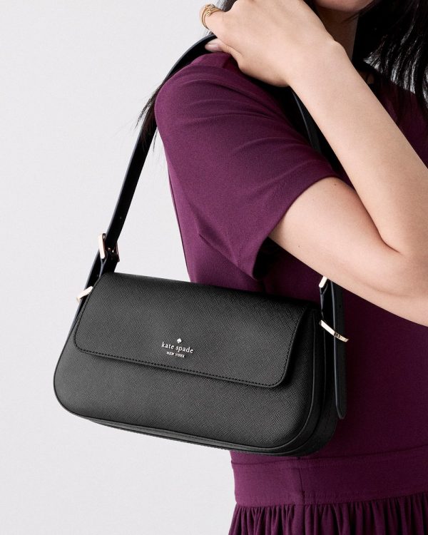Kate Spade Gwen Textured Patent Shoulder Bag - Preorder