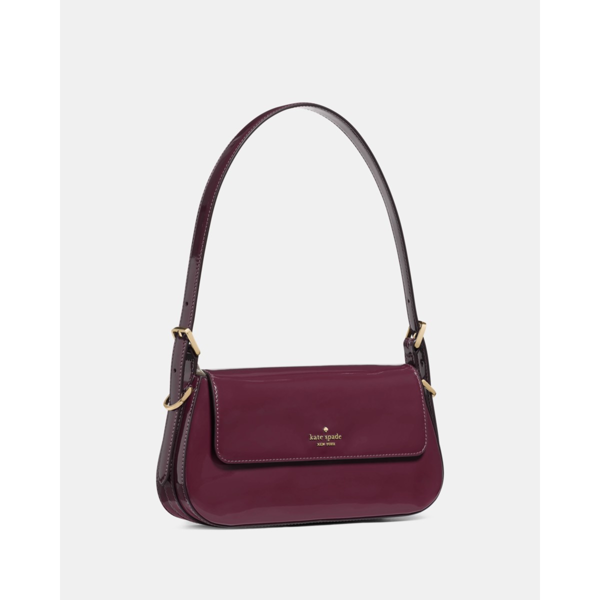 Kate Spade Gwen Patent Shoulder Bag - Preorder — Deep Cherry