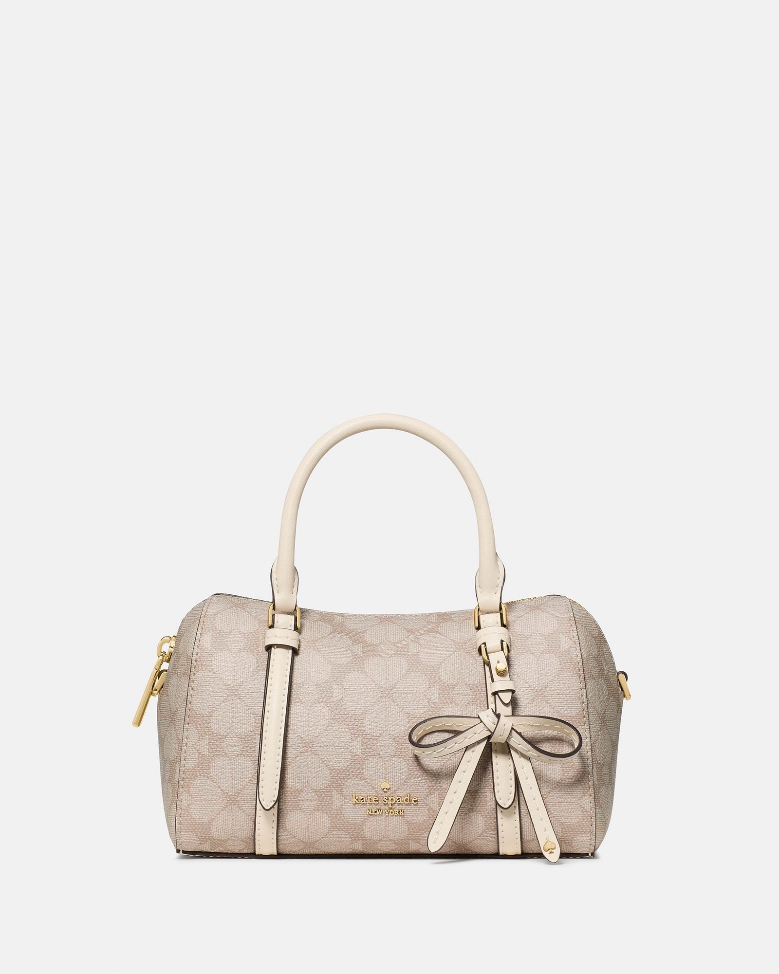 Kate Spade Monroe Spade Flower Coated Canvas Small Satchel Bag - Preorder