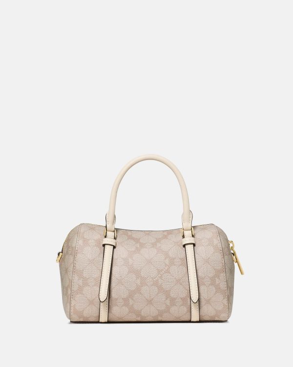 Kate Spade Monroe Spade Flower Coated Canvas Small Satchel Bag - Preorder