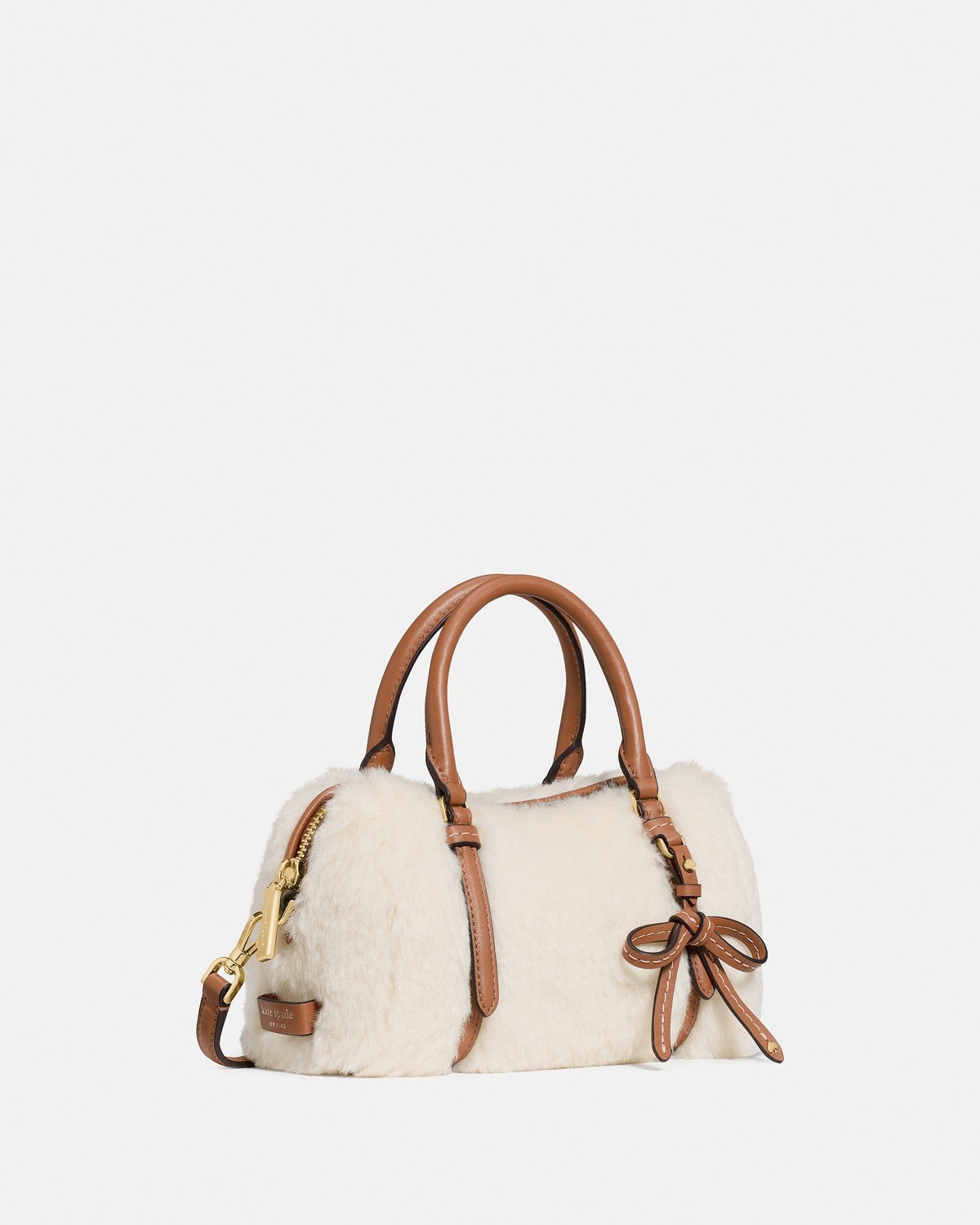 Kate Spade Monroe Faux Shearling Small Satchel Bag - Preorder